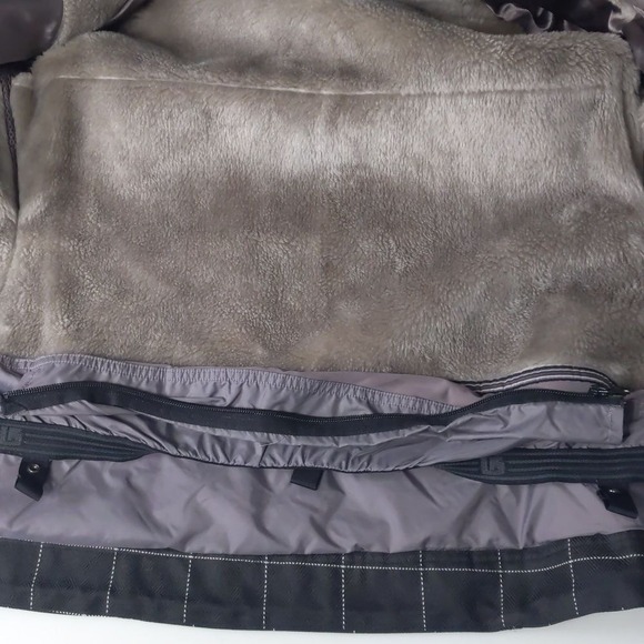 Burton Size L Dryride Dream Black Checkered Women's Ski Jacket Outdoor Winter - Picture 8 of 16